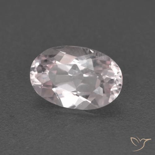 0.79ct Натуральный Светло-розовый Морганит, Овал, Чистота VS