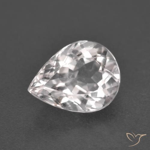 1.88ct Натуральный Светло-розовый Морганит, Форма груши, Чистота VS