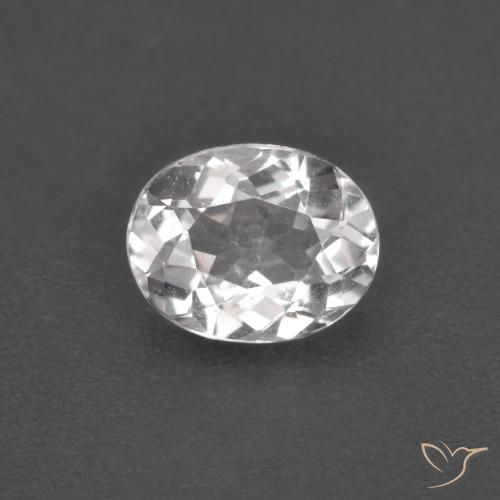 1.00ct Натуральный Светло-розовый Морганит, Овал, Чистота VS