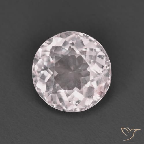 1.32ct Натуральный Светло-розовый Морганит, Круглый, Чистота VS