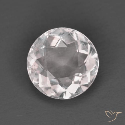 1.49ct Натуральный Светло-розовый Морганит, Круглый, Чистота VS