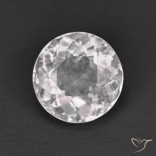 1.68ct Натуральный Светло-розовый Морганит, Круглый, Чистота VS