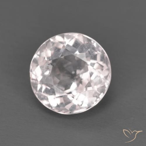 1.46ct Натуральный Светло-розовый Морганит, Круглый, VS-SI