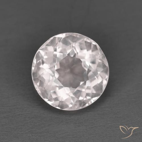 1.47ct Натуральный Светло-розовый Морганит, Круглый, Чистота VS