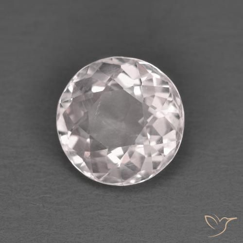 1.23ct Натуральный Светло-розовый Морганит, Круглый, Чистота VS