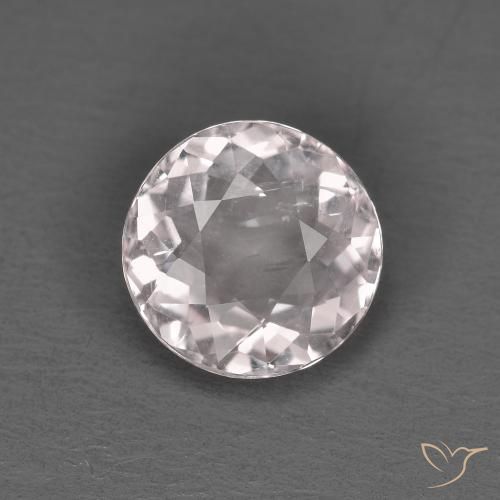 1.13ct Натуральный Светло-розовый Морганит, Круглый, Чистота VS