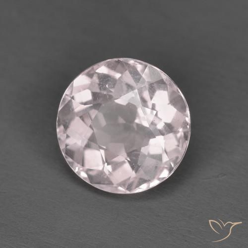 1.45ct Натуральный Светло-розовый Морганит, Круглый, Чистота VS