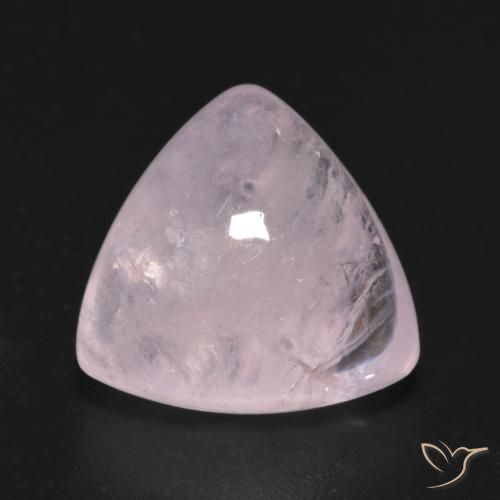 7.43ct Натуральный Светло-розовый Морганит, Триллион, Полупрозрачный
