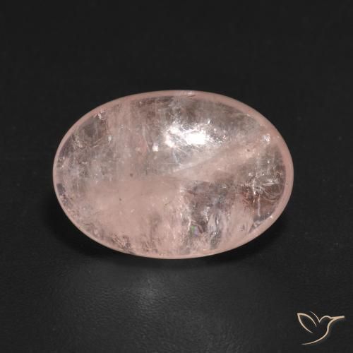 4.90ct Натуральный Средний розовый Морганит, Овал, Прозрачный