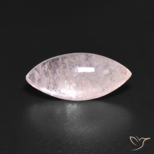 2.59ct Натуральный Светло-розовый Морганит, Маркиза, Полупрозрачный