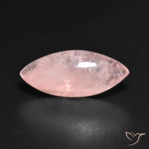 4.63ct Натуральный Средний розовый Морганит, Маркиза, Полупрозрачный
