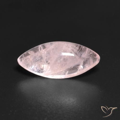 2.41ct Натуральный Светло-розовый Морганит, Маркиза, Полупрозрачный