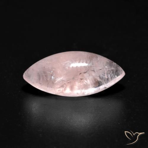 2.47ct Натуральный Кораллово-розовый Морганит, Маркиза, Прозрачный