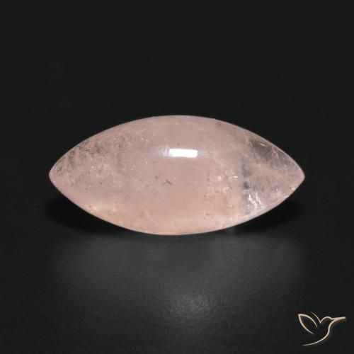 3.51ct Натуральный Средний розовый Морганит, Маркиза, Полупрозрачный