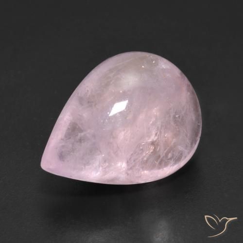 7.89ct Натуральный Светло-розовый Морганит, Форма груши, Прозрачный