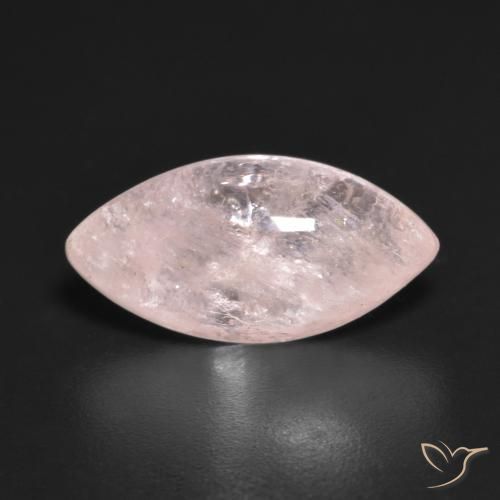 4.44ct Натуральный Светло-розовый Морганит, Маркиза, Прозрачный