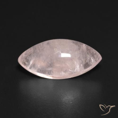 2.97ct Натуральный Кораллово-розовый Морганит, Маркиза, Полупрозрачный
