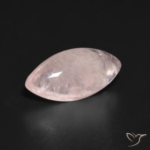 2.97 карата, натуральный Кораллово-розовый Морганит, Маркиза, Полупрозрачный