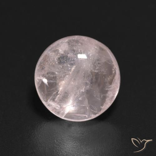 2.22ct Натуральный Фламинго Розовый Морганит, Круглый, Прозрачный
