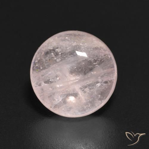 1.90ct Натуральный Светло-розовый Морганит, Круглый, Прозрачный