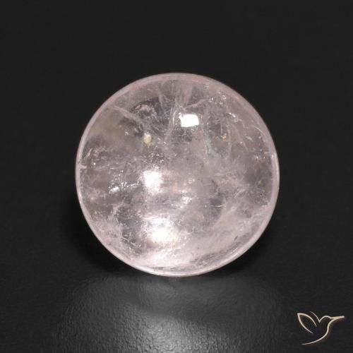1.82ct Натуральный Светло-розовый Морганит, Круглый, Прозрачный