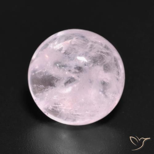 4.64ct Натуральный Светло-персиковая роза Морганит, Круглый, Прозрачный