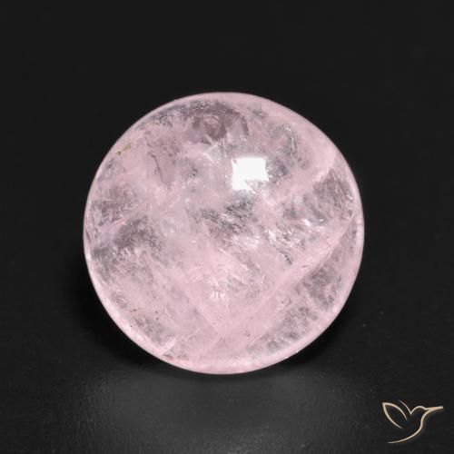 3.70ct Натуральный Светло-розовый Морганит, Круглый, Прозрачный
