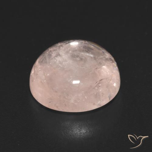 3.88 карата, натуральный Кораллово-розовый Морганит, Круглый, Прозрачный