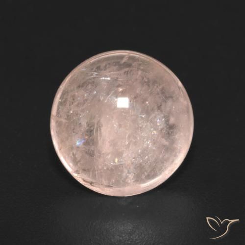 2.50ct Натуральный Светло-розовый Морганит, Круглый, Прозрачный