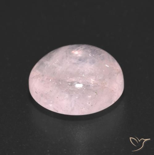5.25 карата, натуральный Кораллово-розовый Морганит, Круглый, Прозрачный