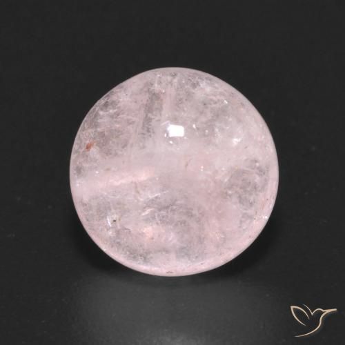 2.90ct Натуральный Кораллово-розовый Морганит, Круглый, Прозрачный