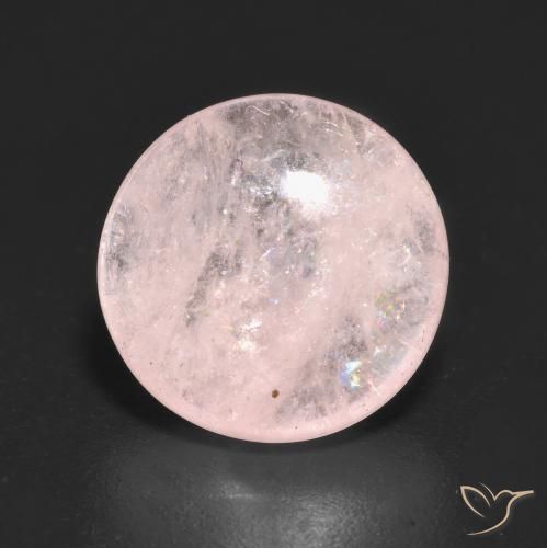 5.69ct Натуральный Светло-розовый Морганит, Круглый, Прозрачный