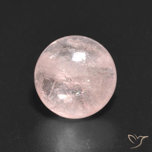 1.46ct Натуральный Светло-розовый разных оттенков Морганит, Круглый, Прозрачный
