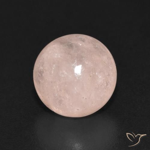 2.29ct Натуральный Светло-розовый Морганит, Круглый, Полупрозрачный