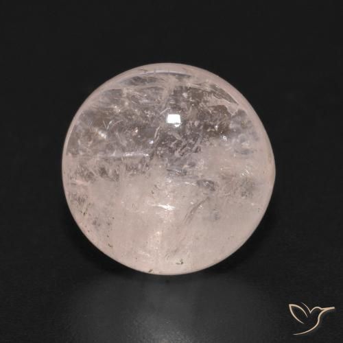 3.72ct Натуральный Фламинго Розовый Морганит, Круглый, Прозрачный