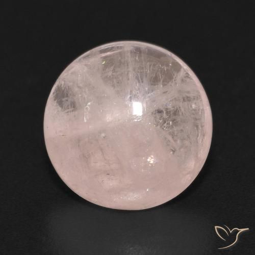 2.75ct Натуральный Светло-розовый Морганит, Круглый, Прозрачный