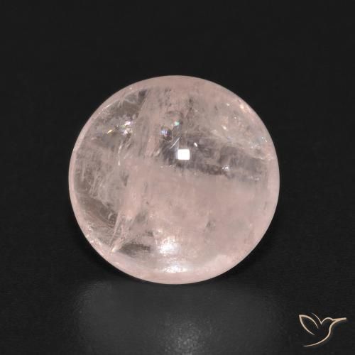 3.12ct Натуральный Фламинго Розовый Морганит, Круглый, Прозрачный