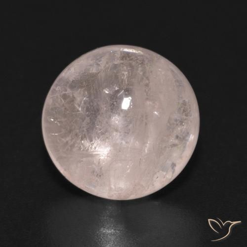 4.35ct Натуральный Фламинго Розовый Морганит, Круглый, Прозрачный