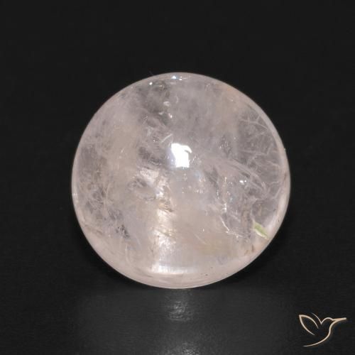3.70ct Натуральный Светло-розовый Морганит, Круглый, Прозрачный