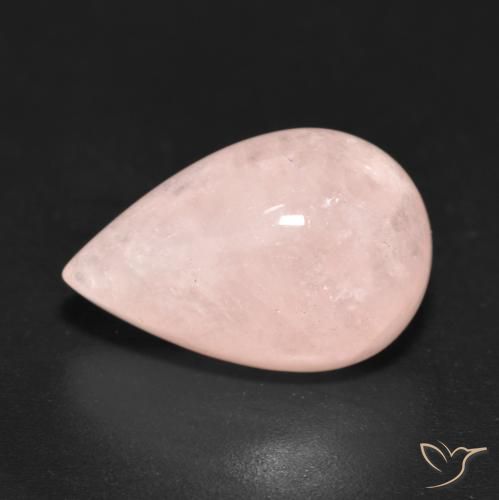 8.45ct Натуральный Средний розовый Морганит, Форма груши, Полупрозрачный