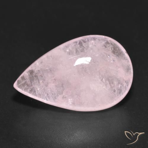 10.80ct Натуральный Оттенки розового Морганит, Форма груши, Полупрозрачный
