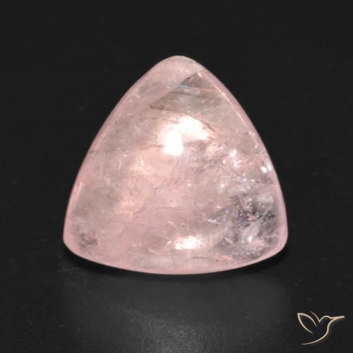 3.62ct Натуральный Средний розовый Морганит, Триллион, Прозрачный