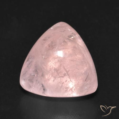 5.99ct Натуральный Средний розовый Морганит, Триллион, Прозрачный