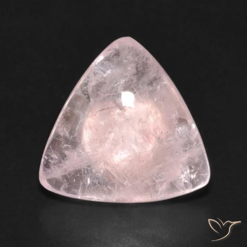 5.39ct Натуральный Фламинго Розовый Морганит, Триллион, Прозрачный