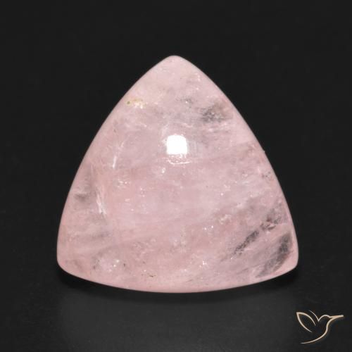 6.74ct Натуральный Светло-розовый разных оттенков Морганит, Триллион, Полупрозрачный