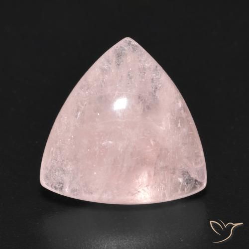 4.90ct Натуральный Светло-розовый Морганит, Триллион, Прозрачный