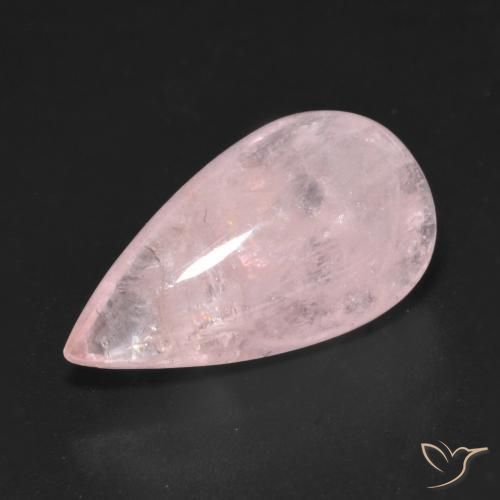 9.32ct Натуральный Оттенки розового Морганит, Форма груши, Прозрачный