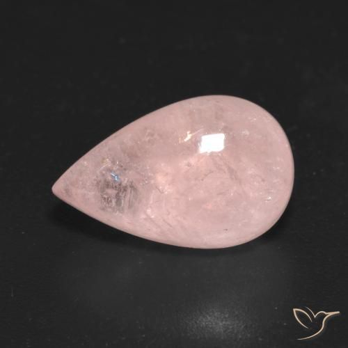 4.86ct Натуральный Средний розовый Морганит, Форма груши, Прозрачный