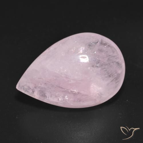 9.65ct Натуральный Жевательная резинка розовый Морганит, Форма груши, Прозрачный