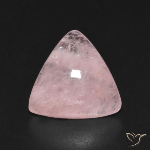 4.47ct Натуральный Ярко-розовый Морганит, Триллион, Полупрозрачный